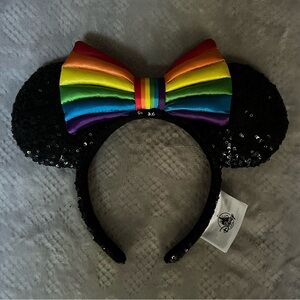 Rainbow Minnie Ears